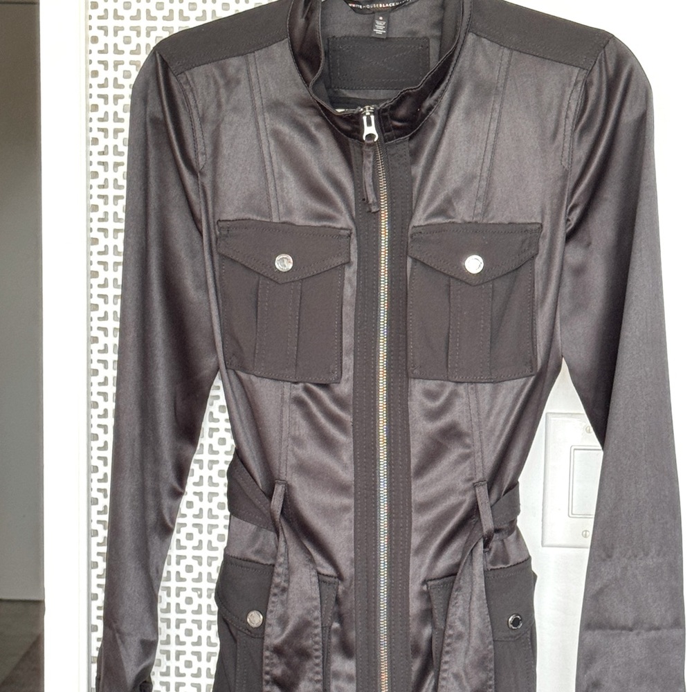 Utility Black Jacket - Picture 2 of 3